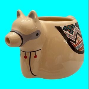 Thumbs Up! Lamapot Mug Cup Llama Shape SW Style American Novelty Camel